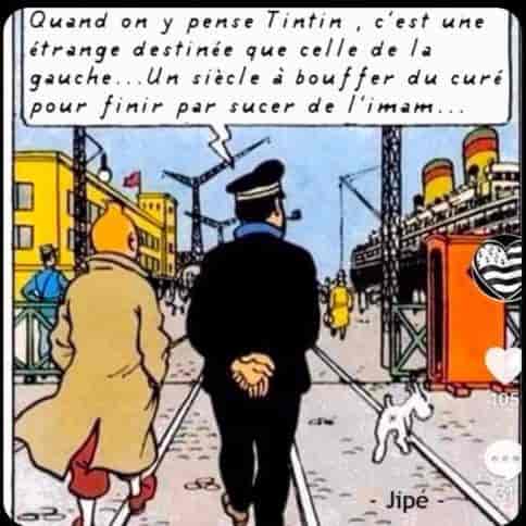 Une étrange fin de carrière - Tintin