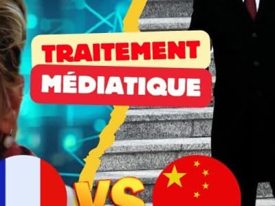 Comparaison de la couverture médiatique franco-chinoise pour la visite de Xi Jinping à Paris