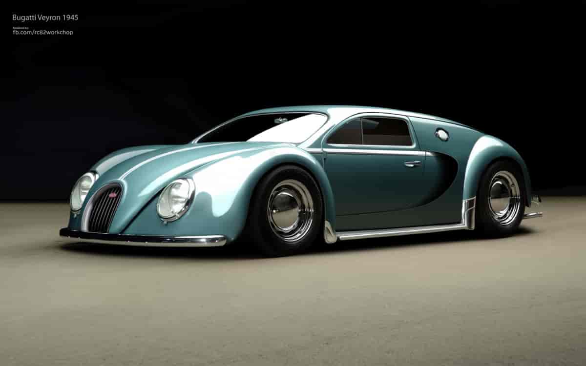 Si la Bugatti Veyron avait été conçue en 1945