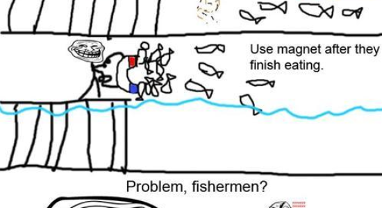 Un problème les pêcheurs ?