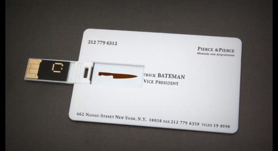 1GB &quot;Patrick Bateman&quot; business card...