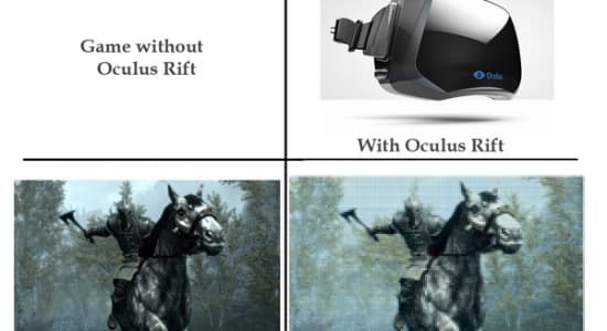 Before/After Oculus rift 