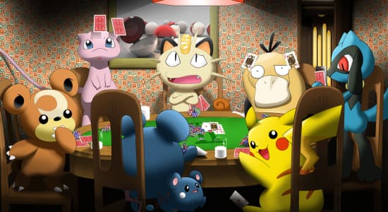 Un petit poker entre Pokemon ?
