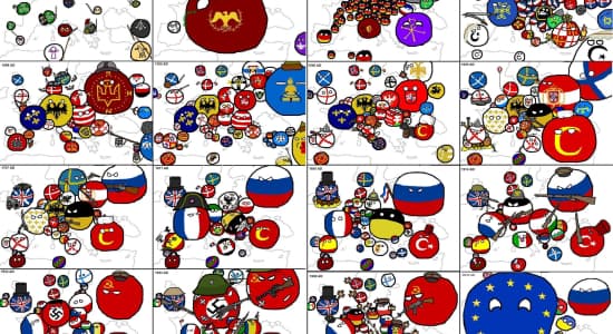 L'histoire de l'Europe version Polandball World