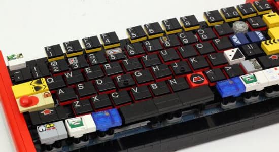 Un clavier fonctionnel 100% LEGO