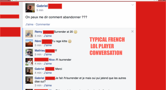 Typical French Lol Player