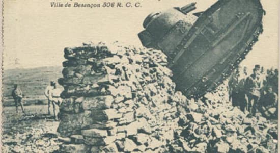 Le Panzer allemand détruit le mur portugais...