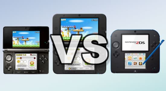2DS, 3DS, 3DS XL: je prends laquelle?