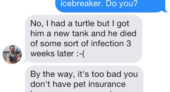 Do you have pet insurance ?