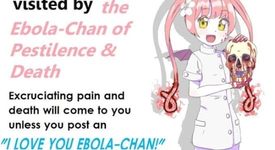 Ebola-Chan, La déesse de l’amour et de l’Afrocide