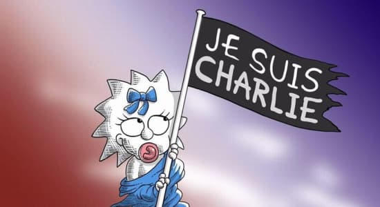 Hommage des Simpson à Charlie Hebdo