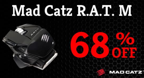 Mad Catz R.A.T. M pour € 41,99. 68% de réduction