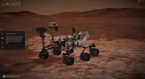 Pilotez le robot Curiosity depuis votre navigateur