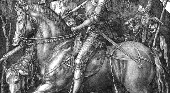 Le Chevalier, la Mort et le Diable - Albrecht Dürer (1513)