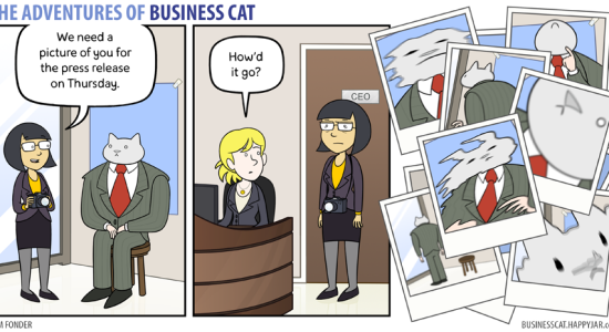 Business Cat - Photo d'identité