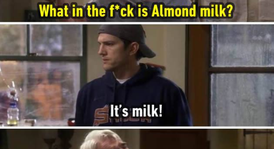 Le lait d'amande