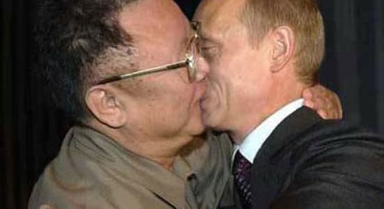 Kim Jong Il et Vladimir Poutine