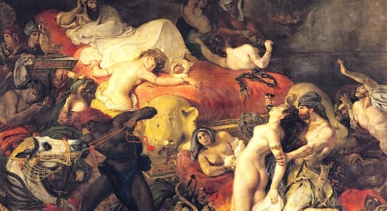la Mort de Sardanapale ( Eugène Delacroix - 1827)