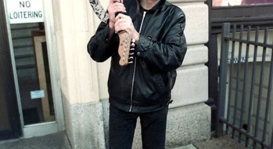 Joe Strummer photographed by Julie Kramer, 1989