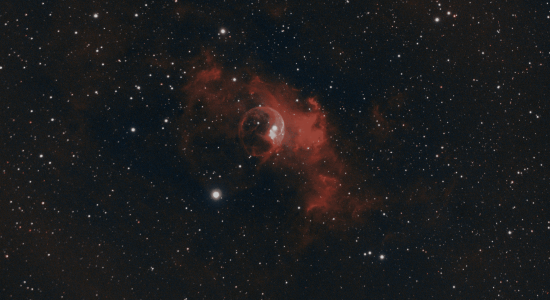 La nébuleuse de la Bulle – NGC7635
