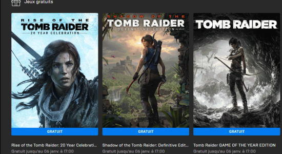 Collection Tomb Raider (Epic Games)