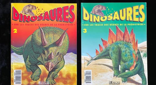 les magazines Dinosaures (et les maquettes !)
