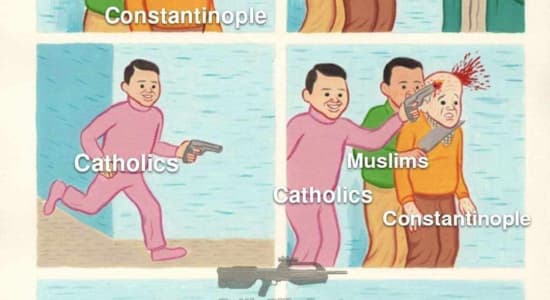 La chute de Constantinople illustré