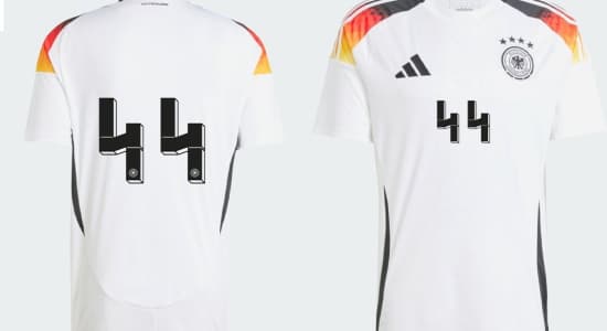 La fédération allemande de football va revoir le design du numéro 44 pour ses maillots