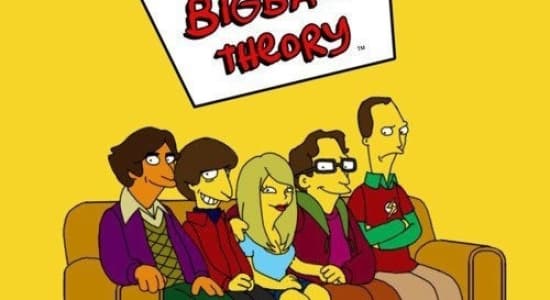 The big bang theory (Matt Groening style)