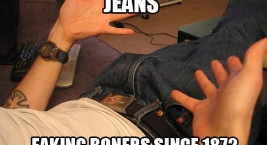 Trolling jeans