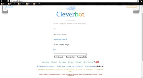 Pwned by Cleverbot ..