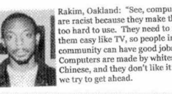 Black people VS Computers