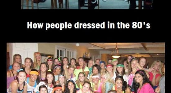 How people dressed in the 80\'s