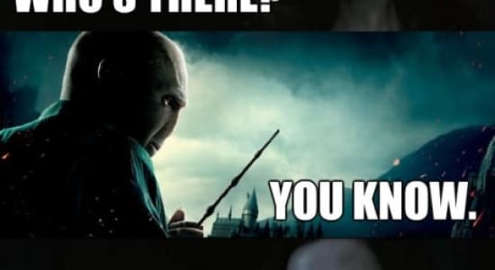 Knock knock Voldemort