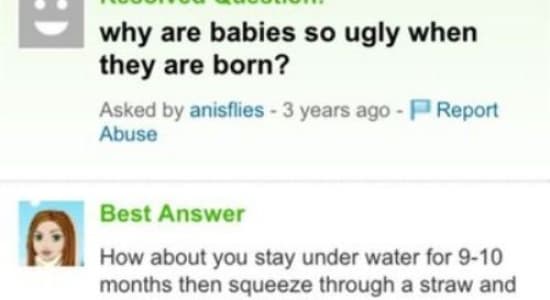 Why are babies so ugly ??