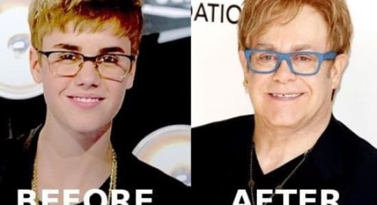 Justin Bieber : Avant / Après