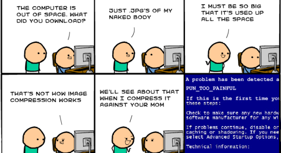 [Cyanide and Happiness] - Image Compression