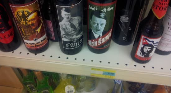 Les bouteilles de vin d\'Hitler
