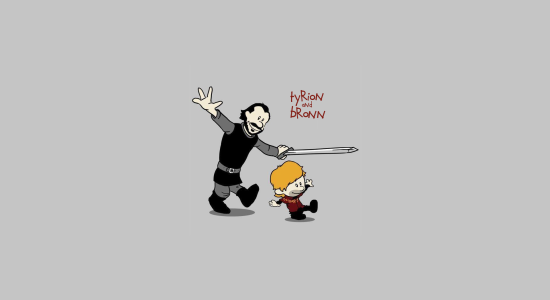 Tyrion and Bronn (Game of thrones)