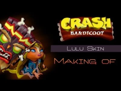 Making of Crash Bandicoot Lulu Skin
