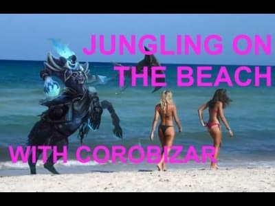 Corobizar - Jungling on the beach