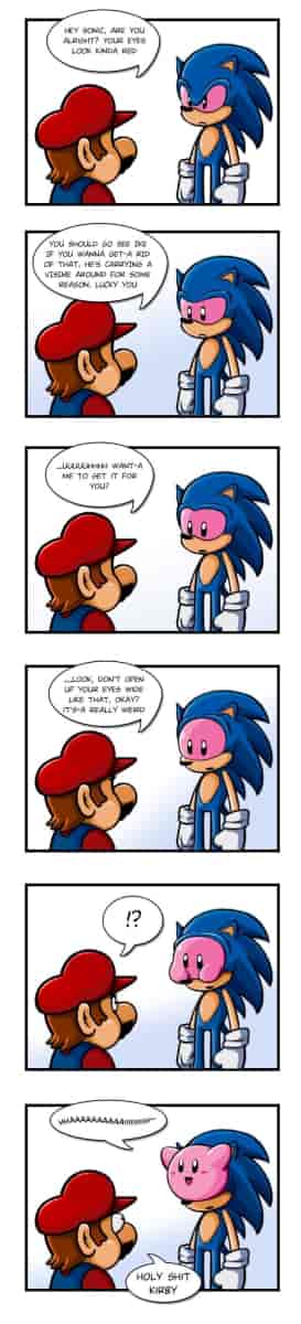 Hey sonic ! Tes yeux !