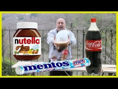 Nutella + Coca + Mentos + italien