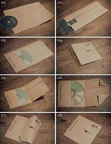 [Très simple] Fabriquer une pochette CD/DVD en papier