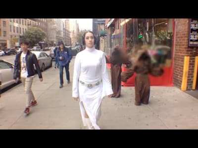Ten Hours of Princess Leia Walking in NYC 