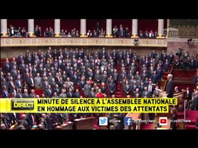 La Marseillaise à l'Assemblée Nationale.