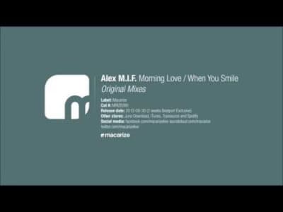 [Électro] Alex M.I.F: Morning love