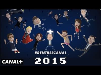Clip de rentrée 2015 Canal+ façon Pixel Art