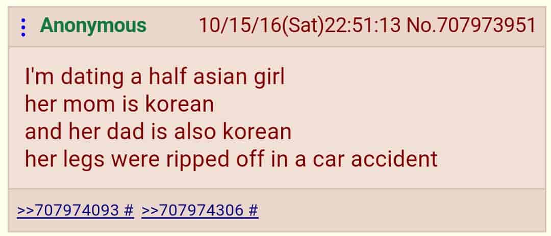 Anon sort avec une demi asiatique