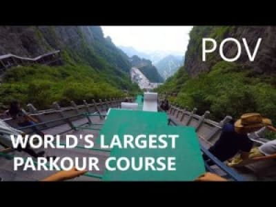 Le parkour le plus long du monde (Chine)